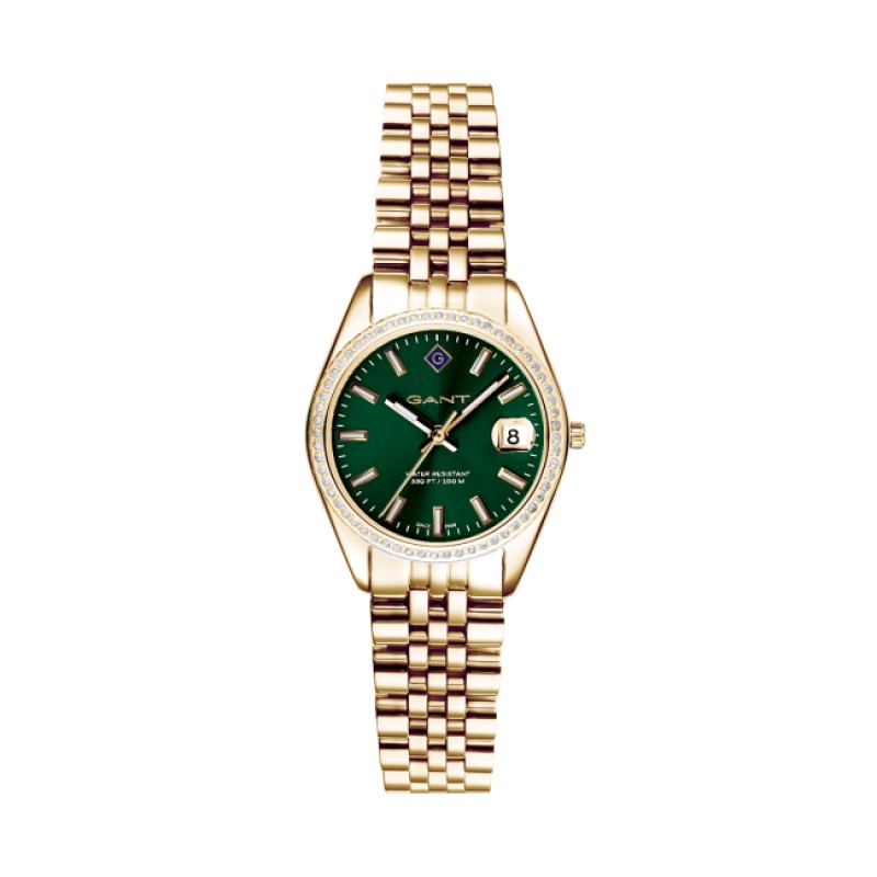 GANT Sussex Mini Bijou Green Dial Gold plated G181109