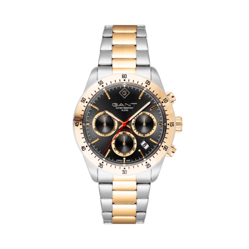 GANT Greenfield Two tone Chronograph Black Dial G202005