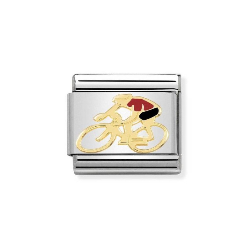 Nomination Composable Link K18 gold Cycling Red 030259 14