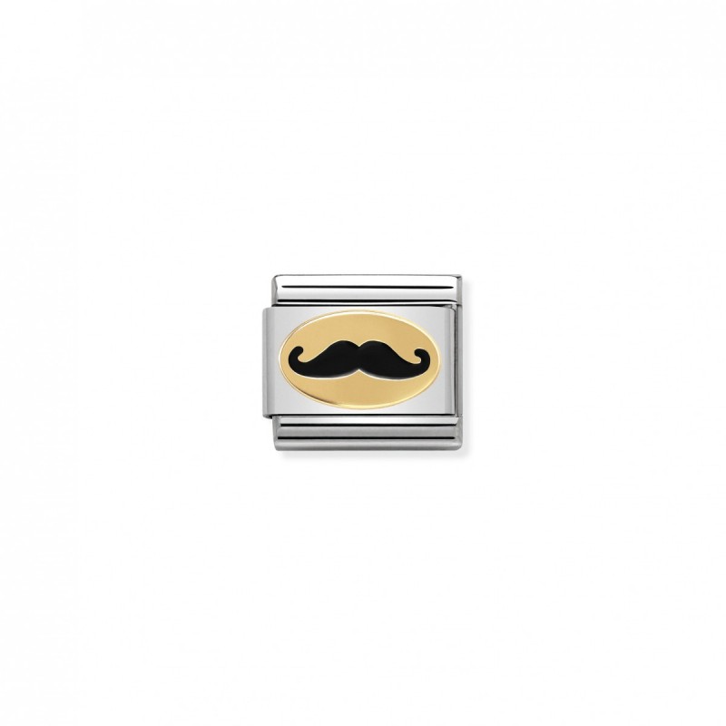 Nomination Composable Link K18 Gold Moustache 030285 19