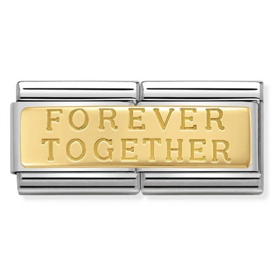 Nomination Composable Link Double K18 gold FOREVER TOGETHER 030710 02
