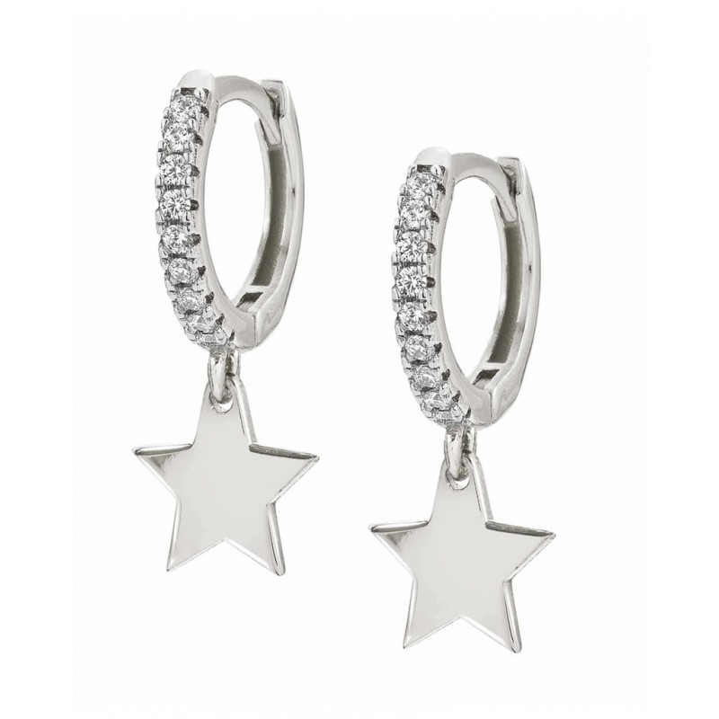 Nomination Steel earings with Stars 148604 015