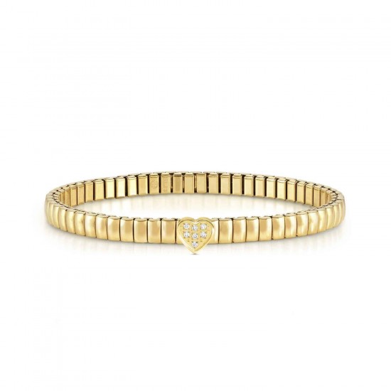 Nomination Gold Plated Steel Bracelet with Heart 046011/004