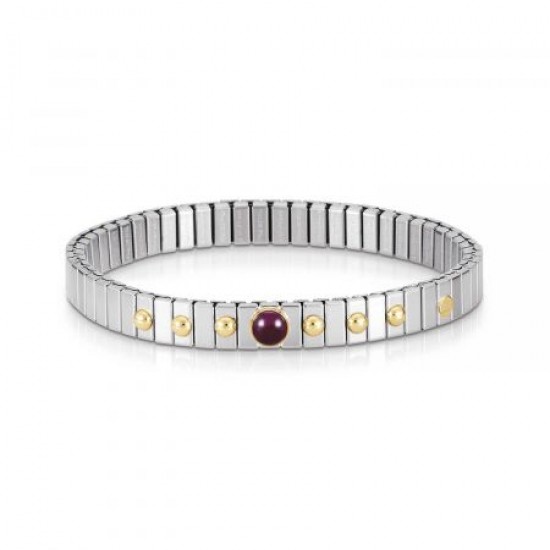 Nomination Bracelet with Ruby and gold K18 042102/010