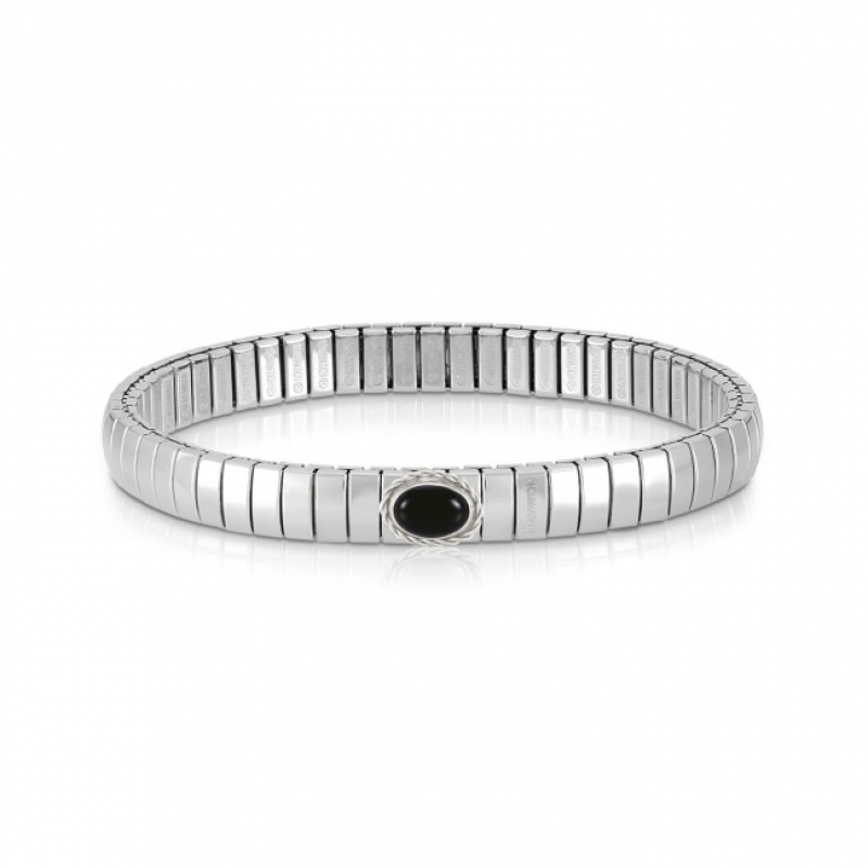 Nomination Steel Bracelet with Black Onyx 043411/017