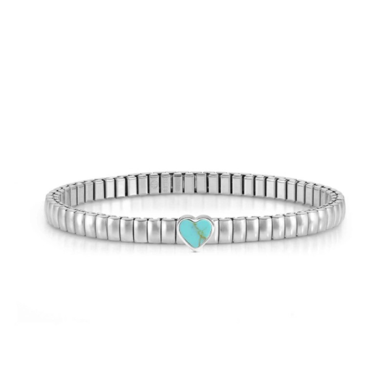 Nomination Bracelet with Turquoise Heart 046009/102