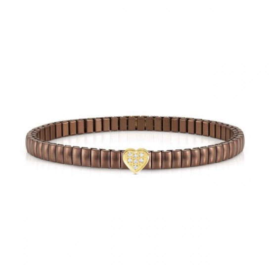 Nomination Steel Brown Bracelet with Heart 046012/004