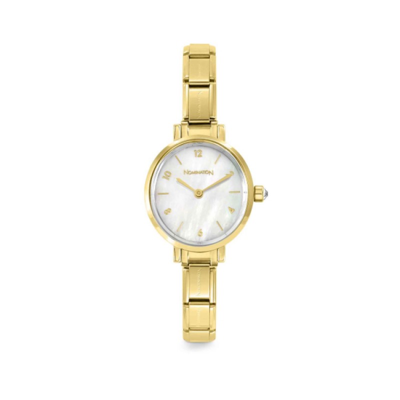 NOMINATION Paris Gold plated Oval Watch 076041/008
