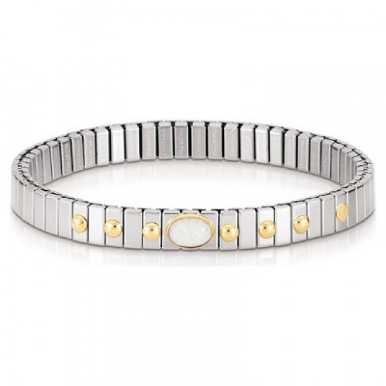 Nomination Βραχιόλι με Οπάλιο και Χρυσά Κ18 στοιχεία 042103 007