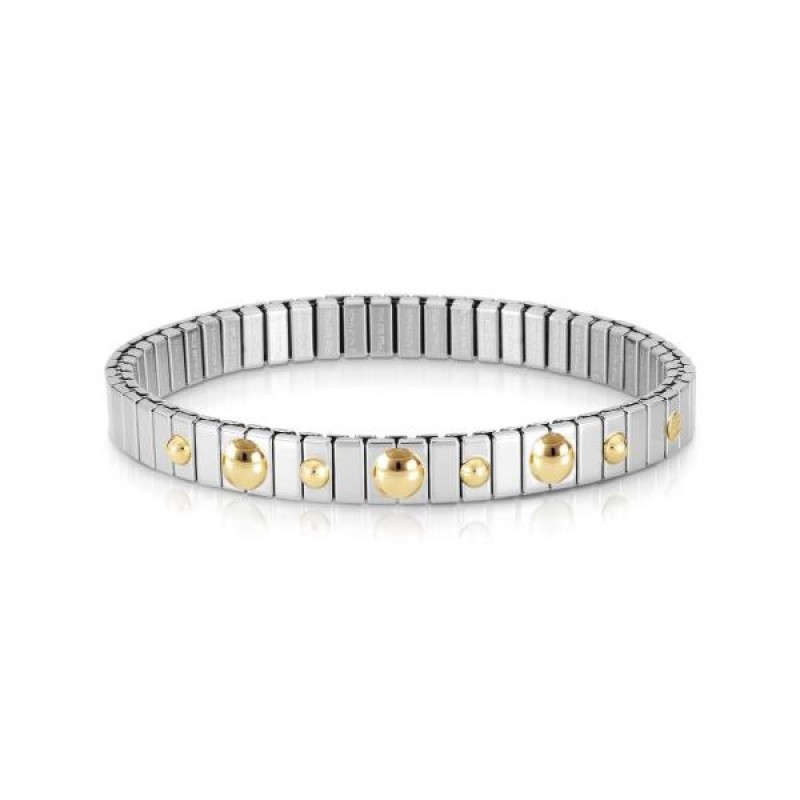 Nomination Extension Bracelet with K18 Gold Balls 042002/008