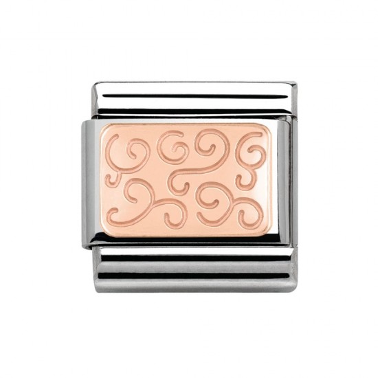 Nomination Swirls Rose Gold 430101 17