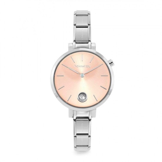 Nomination Paris Composable Watch with Rose Dial 076033/027
