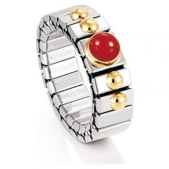 Nomination Δακτυλίδι με κοράλλι Mod.040101 011