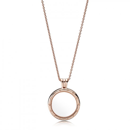 Κολιέ με ανοιγόμενο κρεμαστό, PANDORA Rose 387250