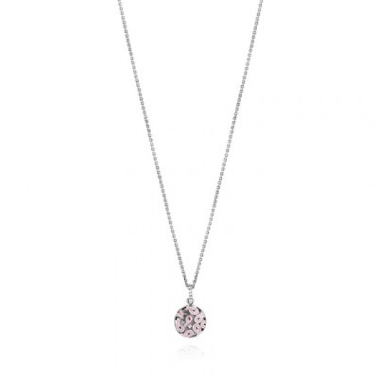 Pandora Κολιέ ασ. 925 με ροζ σμάλτο, BCA 390326EN24 Pandora Κολιέ ασ. 925 με ροζ σμάλτο, BCA 390326EN24