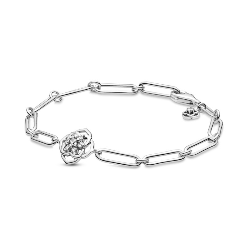 Pandora Silver Rose Petal Bracelet 599409C01