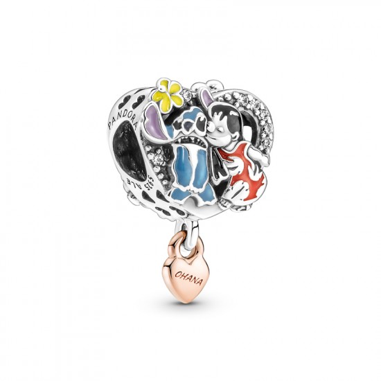 Pandora Disney Cinderella's Carriage & Heart Double Dangle Charm