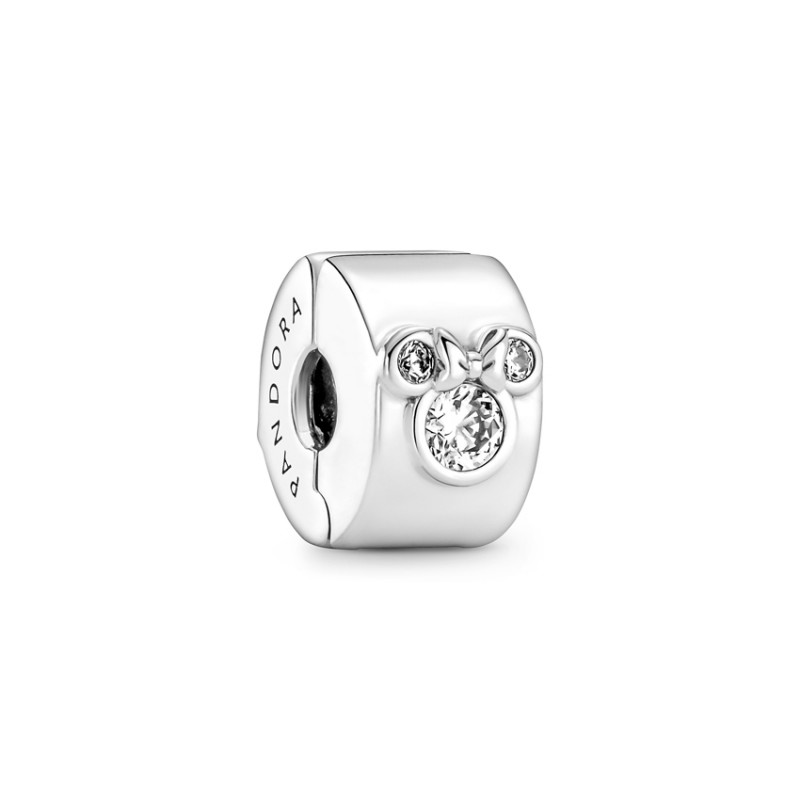 Pandora Κλιπ ασ. 925 με κυβική ζιρκόνια, Disney Minnie and Mickey Mouse 790111C01