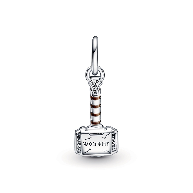 Pandora Marvel The Avengers Thor Hammer Dangle Charm 790483C01