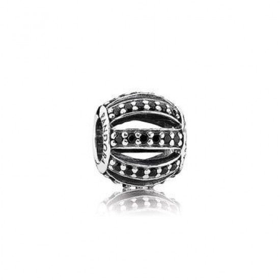 Pandora Black Pave Barrel Charm 791115NCK