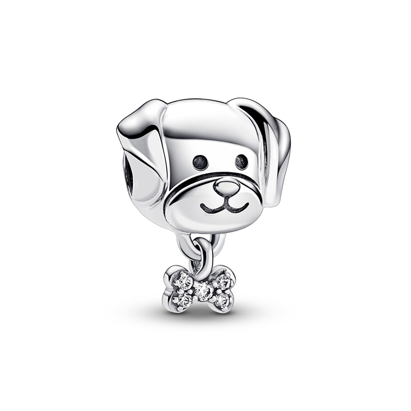 Pandora Pet Dog & Bone Charm 792254C01