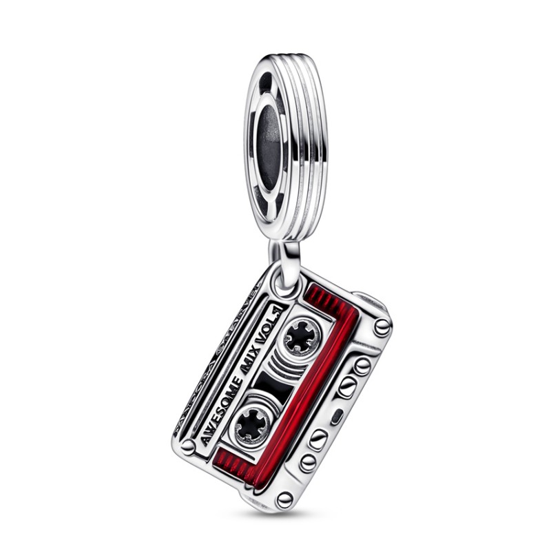 Pandora Marvel Guardians of the Galaxy Cassette Tape Dangle Charm 792564C01