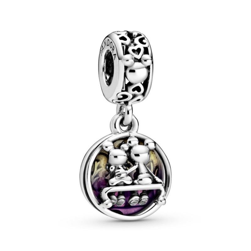 Pandora Disney Mickey Mouse and Minnie Mouse Happily Ever After Dangle Charm 798866C01