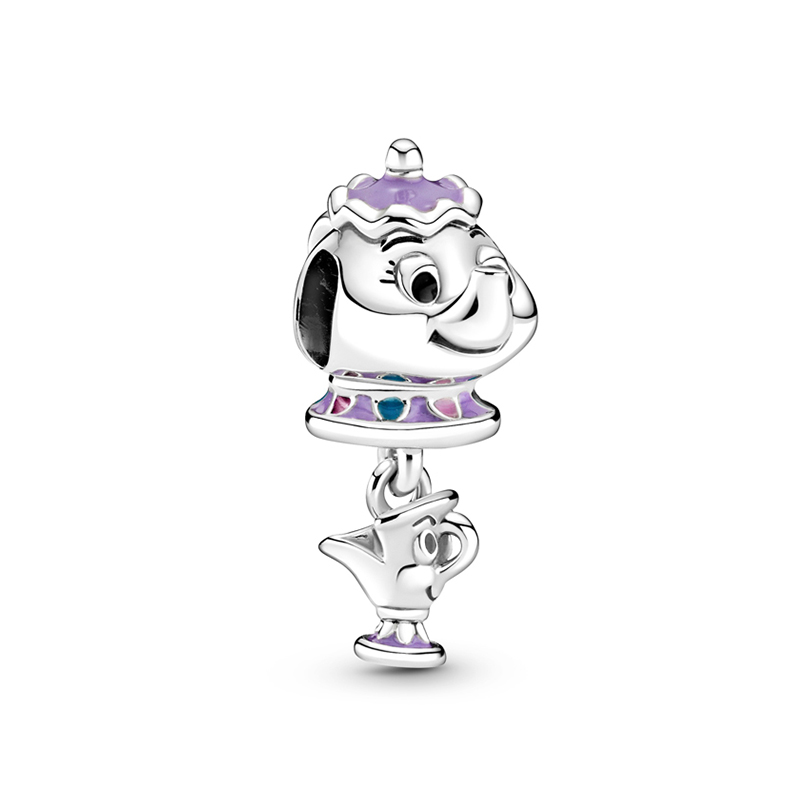 Pandora Disney Beauty and the Beast Mrs. Potts and Chip Dangle Charm 799015C01