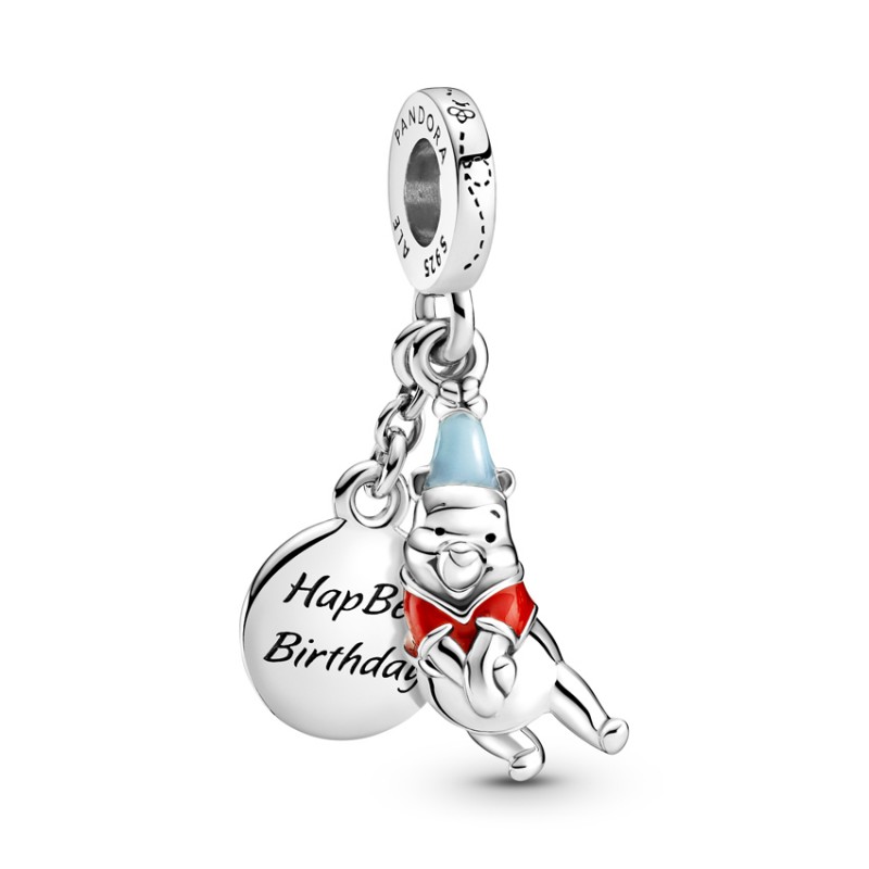 Pandora Disney Winnie the Pooh Birthday Dangle Charm 799385C01