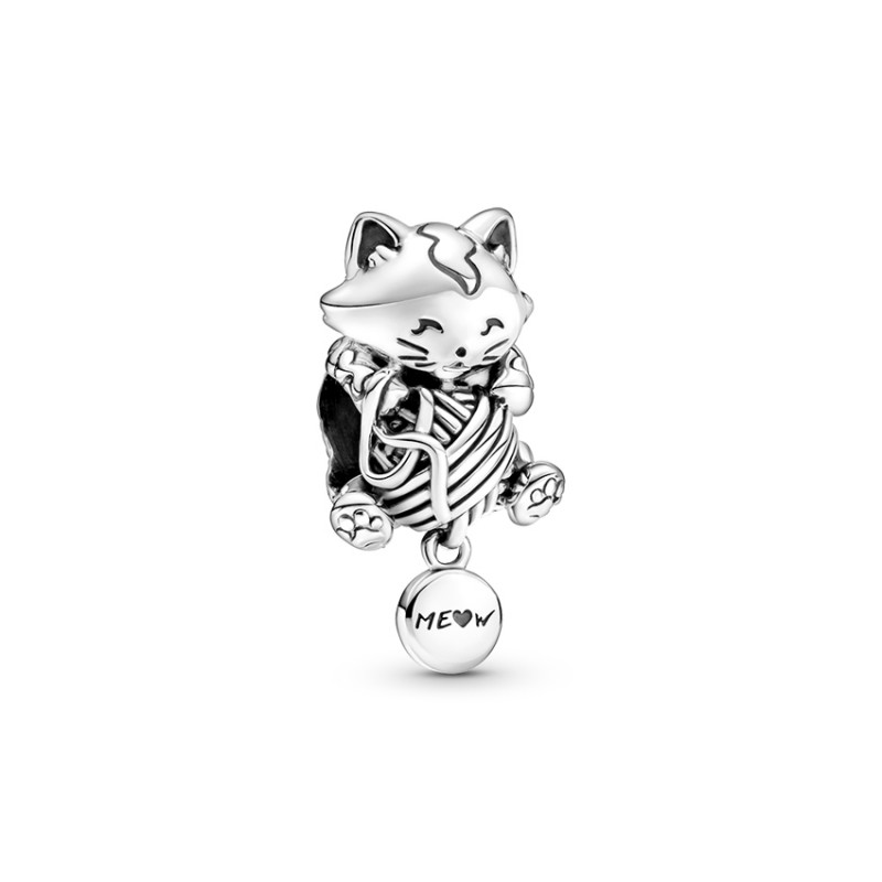 Pandora Σύμβολο ασ. 925, γατάκι & μπάλα νήματος 799535C00