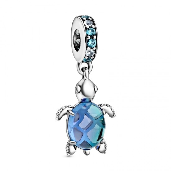 Pandora Glass Sea Turtle Dangle Charm 798939C01