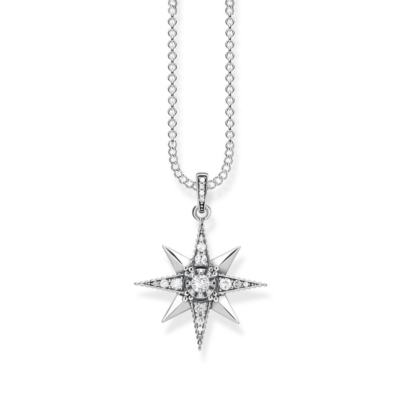 THOMAS SABO  ROYANeclace LTY STAR WHITE Silver 925° KE1825-643-14-L45v
