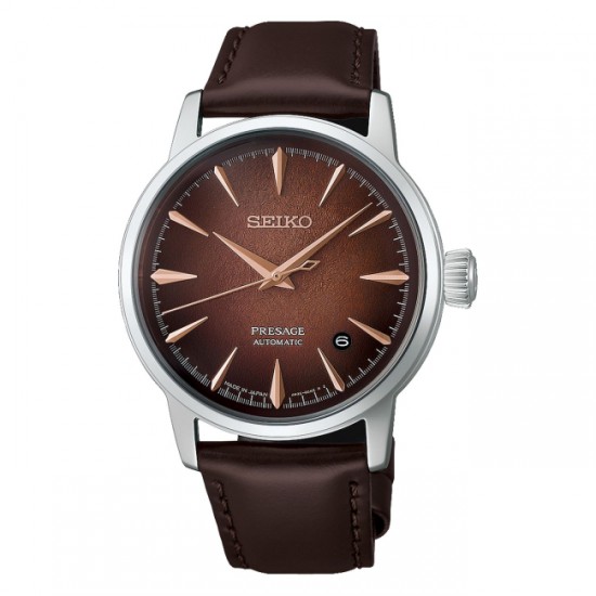 SEIKO Presage Cocktail Time Automatic Men`s Brown Dial HCB03J1