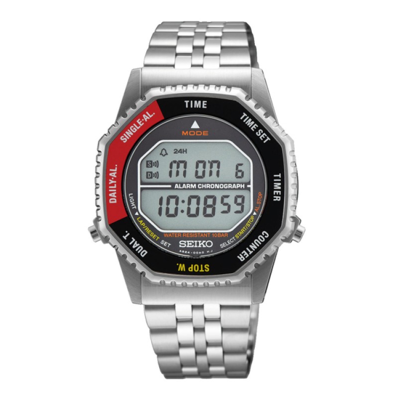 SEIKO Conceptual Series Digital Quartz in Red & Black SMGG19P1