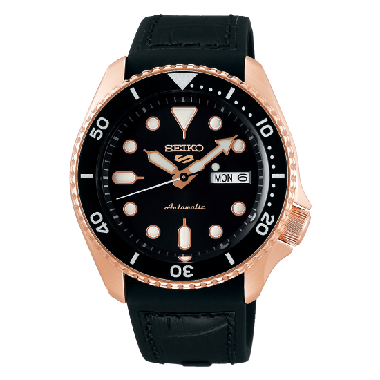 SEIKO 5 Sports Rose Gold Plated SRPD76K1