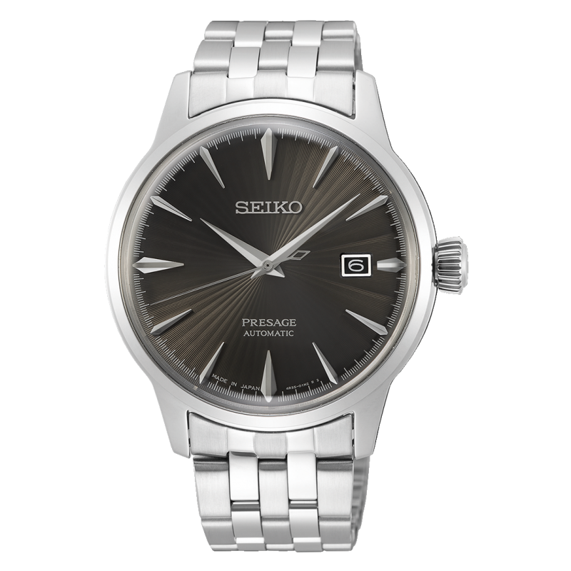 SEIKO Presage Automatic Silver Stainless Steel Bracelet SRPE17J1