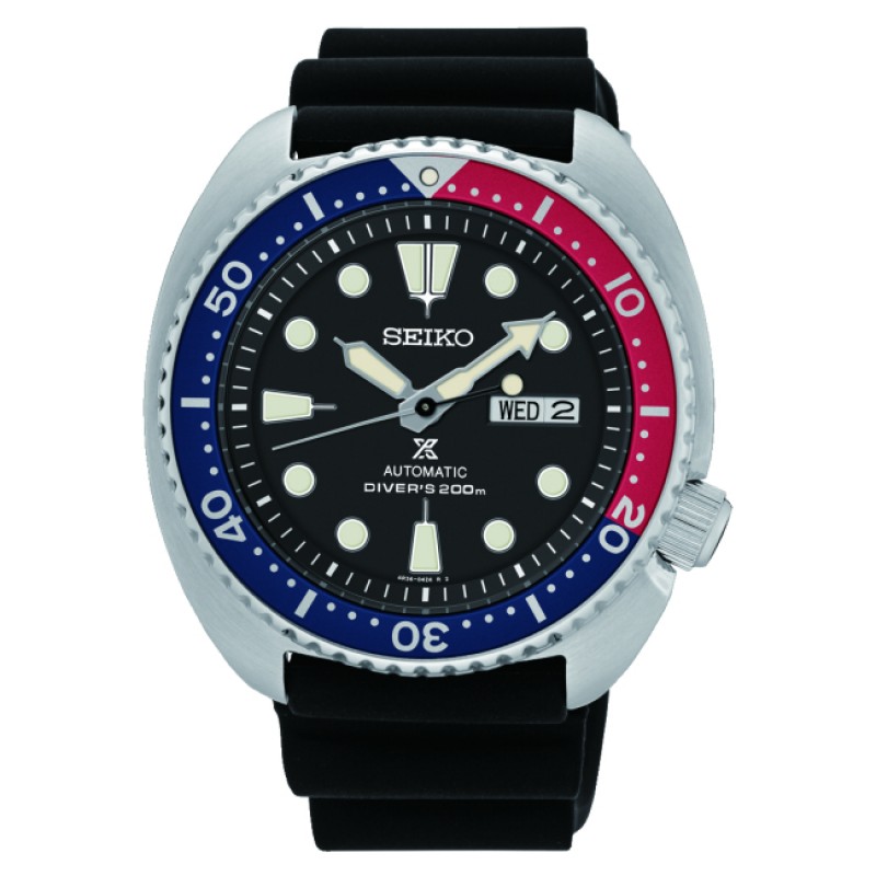 SEIKO Prospex Automatic Black Rubber Strap SRPE95K1