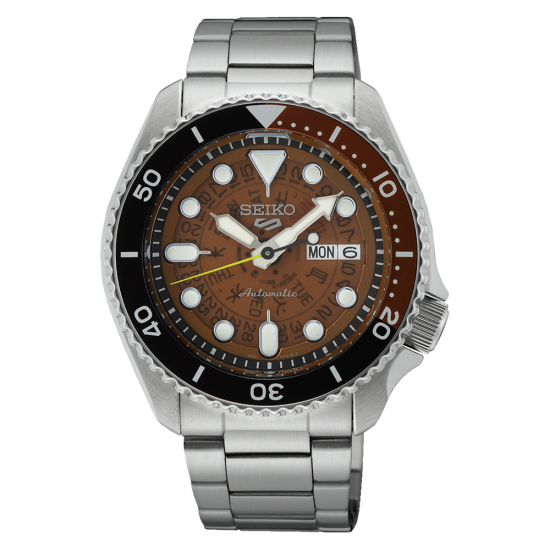 Seiko 5 Sports SKX “Skeleton Style” Automatic Silver Stainless Steel Bracelet SRPJ47K1