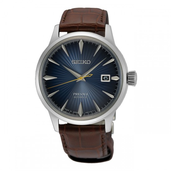 SEIKO Presage 'Midnight Blue Moon' Cocktail Time Automatic SRPK15J1
