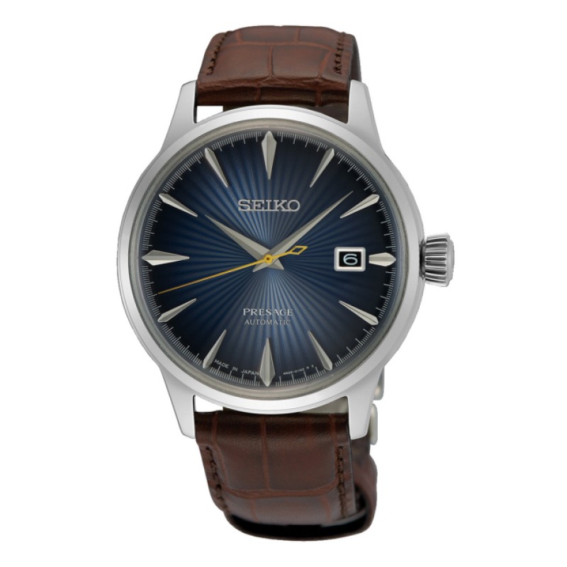 SEIKO Presage 'Midnight Blue Moon' Cocktail Time Automatic SRPK15J1