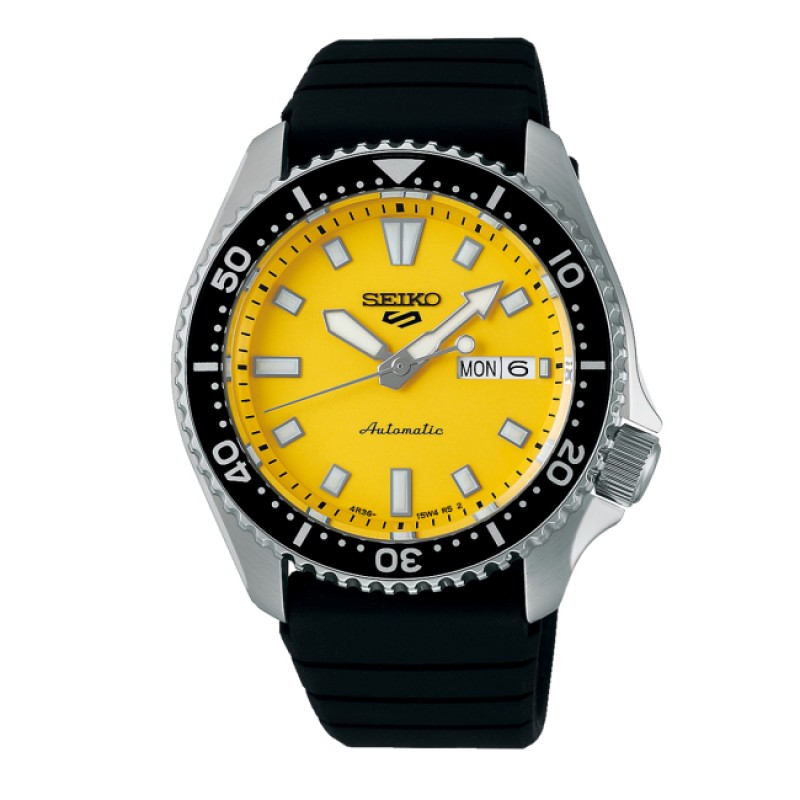 SEIKO 5 Sports SKX Redux in Ki-iro Yellow Automatic SRPL87K1