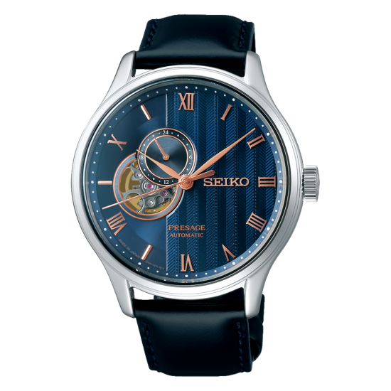 Seiko Presage Automatic Blue Leather Strap SSA421J1