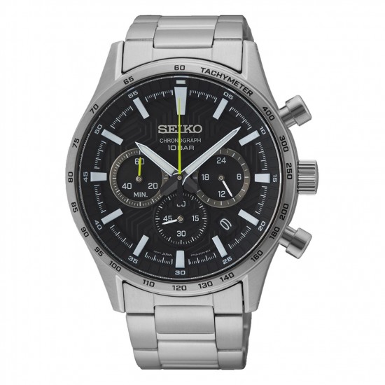 SEIKO Conceptual Series Silver Stainless Steel Chronograph SSB413P1