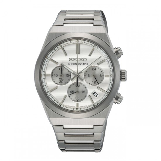 SEIKO Conceptual Series White Dial Chronograph SSB451P1