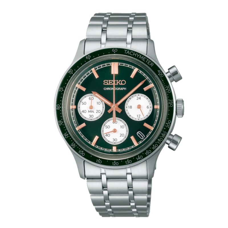 SEIKO Sports Green Chronograph SSB481P1