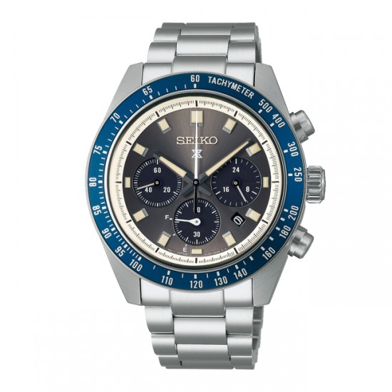 SEIKO Prospex 'Grand Touring' Solar Speedtimer Blue-Grey Dial SSC939P1