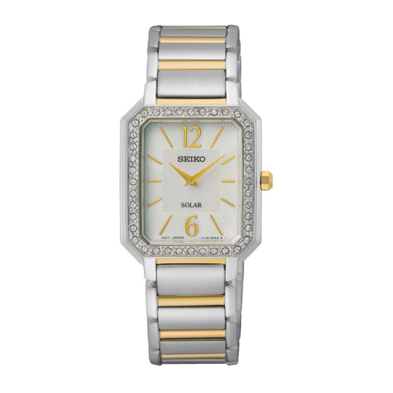 SEIKO Caprice Solar Two Tone SUP466P1