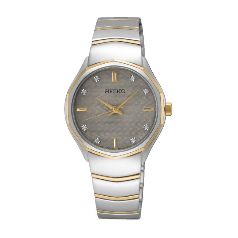 SEIKO Two tone Grey Dial SUR616P1