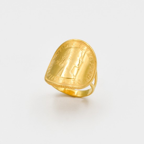 Χρυσή βάση Κ14 έξτρα Λίρα 110517