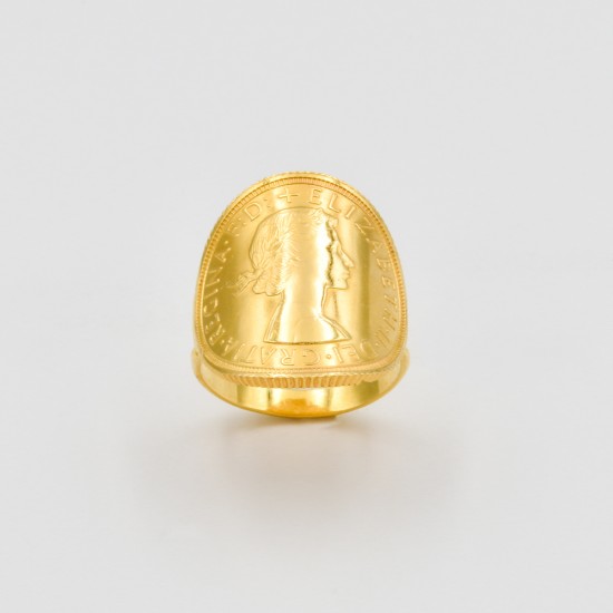 Χρυσή βάση Κ14 έξτρα Λίρα 110517